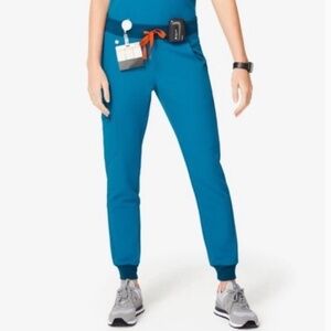 FIGS Zamora™ jogger scrub pant - Limited Edition Alps Blue - Small Tall